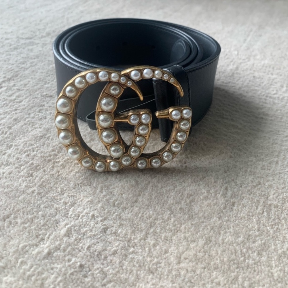Gucci leather belt